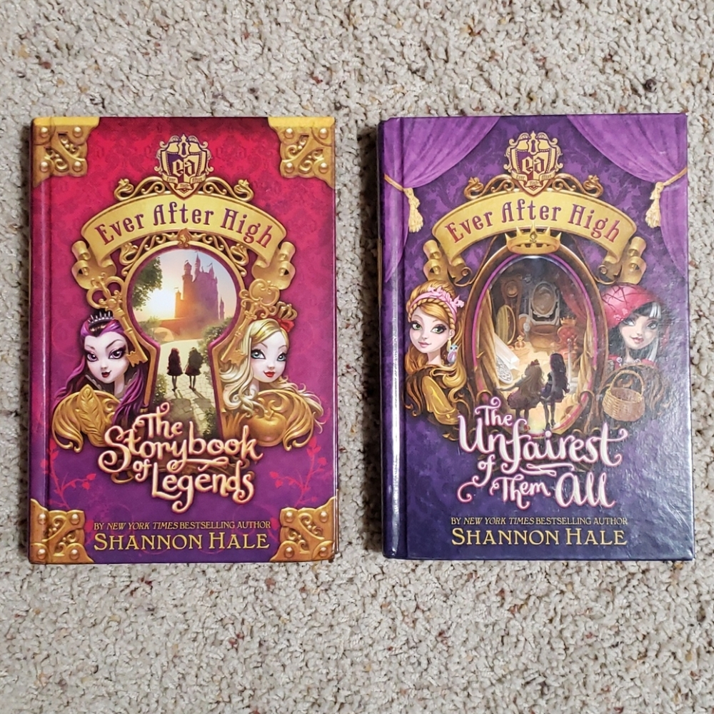 NEW Ever After High 2-Book Lot Legends Unfairest Two Set